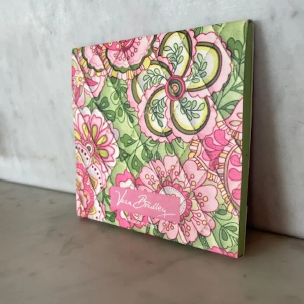 VERA BRADLEY Petal Pink Mini Pocket Notepad Limited Ed 1980's